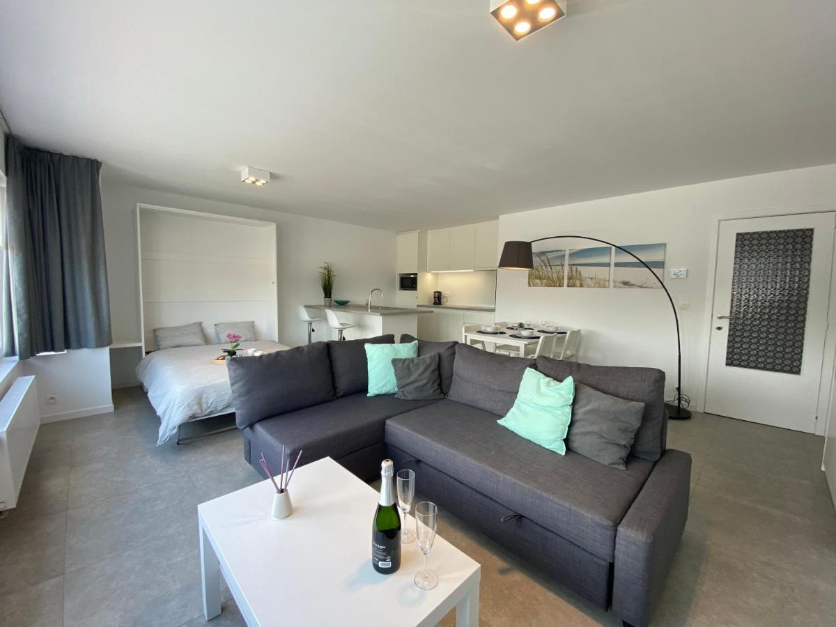 Residentie Duinenzucht - Appartement Laure I Studio Lynne Bredene Bagian luar foto